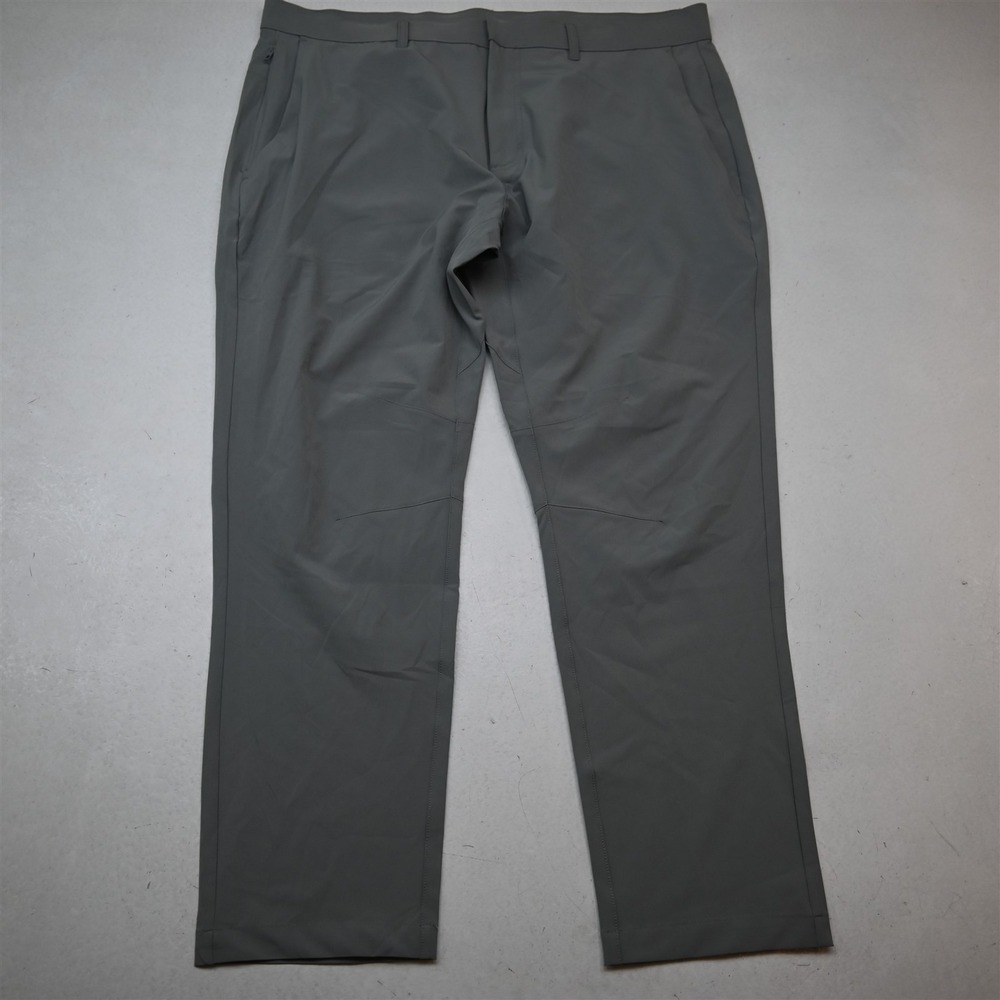 NEW Fabletics 38x30 Gray The Only Slim Golf Performance Dress Mens Pants